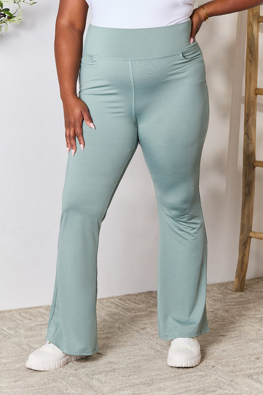 Heimish Full Size Wide Waistband Sports Pants - UrbanEthereal