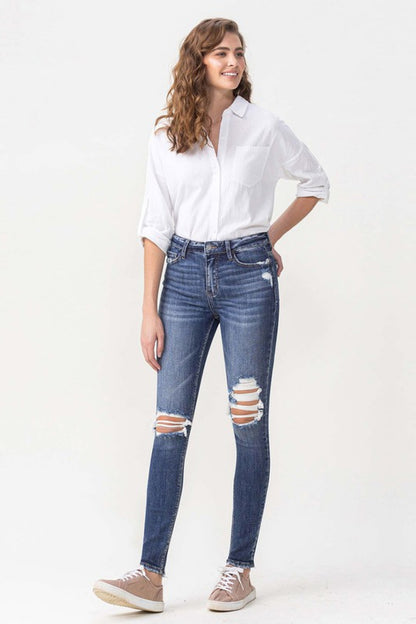Lovervet Hayden Full Size High Rise Skinny - UrbanEthereal