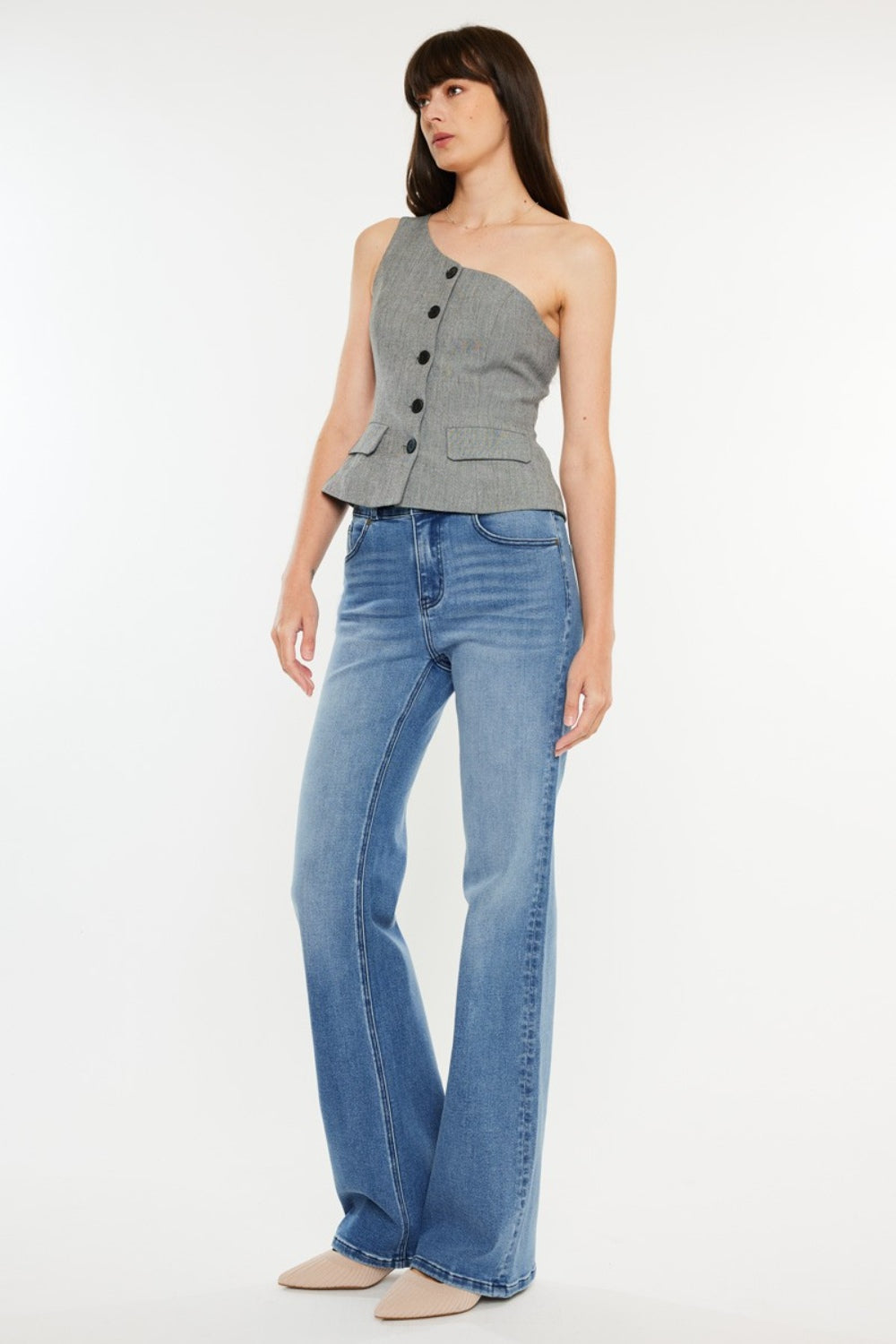 Kancan Ultra High Rise Cat's Whiskers Jeans - UrbanEthereal