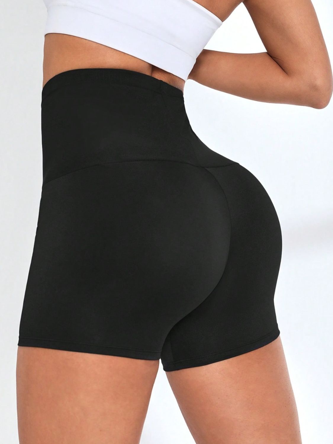 High Waist Active Shorts - UrbanEthereal