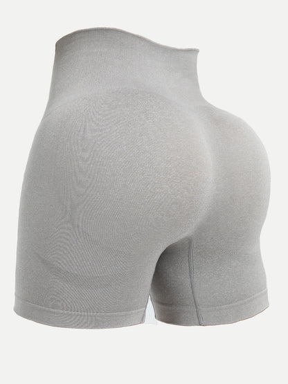 High Waist Active Shorts - UrbanEthereal