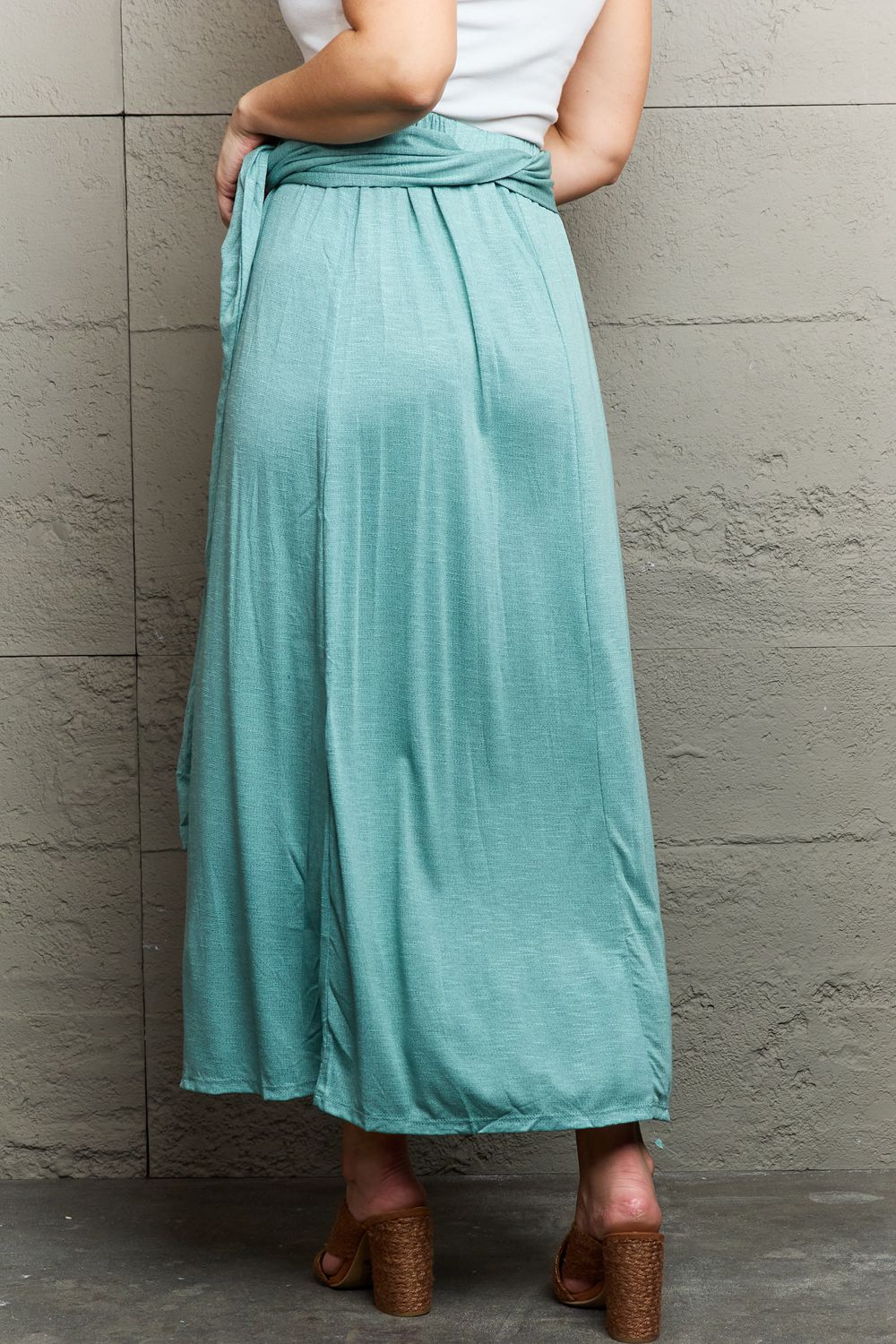 Ninexis Know Your Worth Criss Cross Halter Neck Maxi Dress - UrbanEthereal