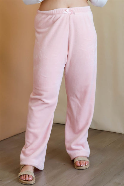 Active Usa Plus Size Elastic Waist Wide Leg Pants - UrbanEthereal