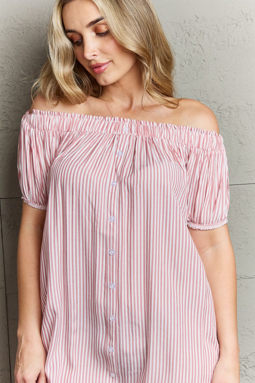 Ninexis Show Compassion Off The Shoulder Mini Dress - UrbanEthereal