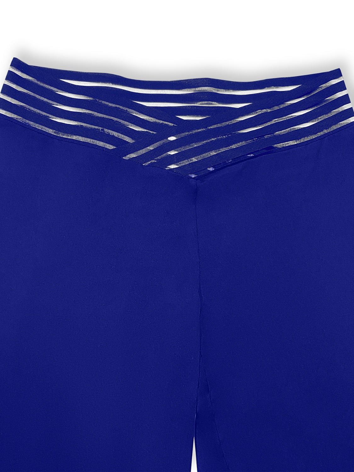 Plus Size V-Waistband Bootcut Pants - UrbanEthereal