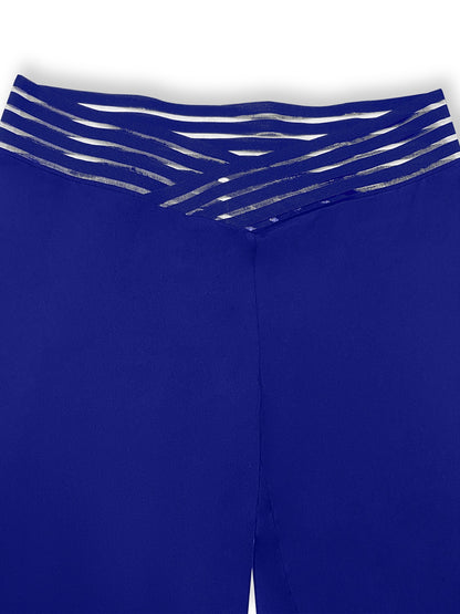 Plus Size V-Waistband Bootcut Pants - UrbanEthereal