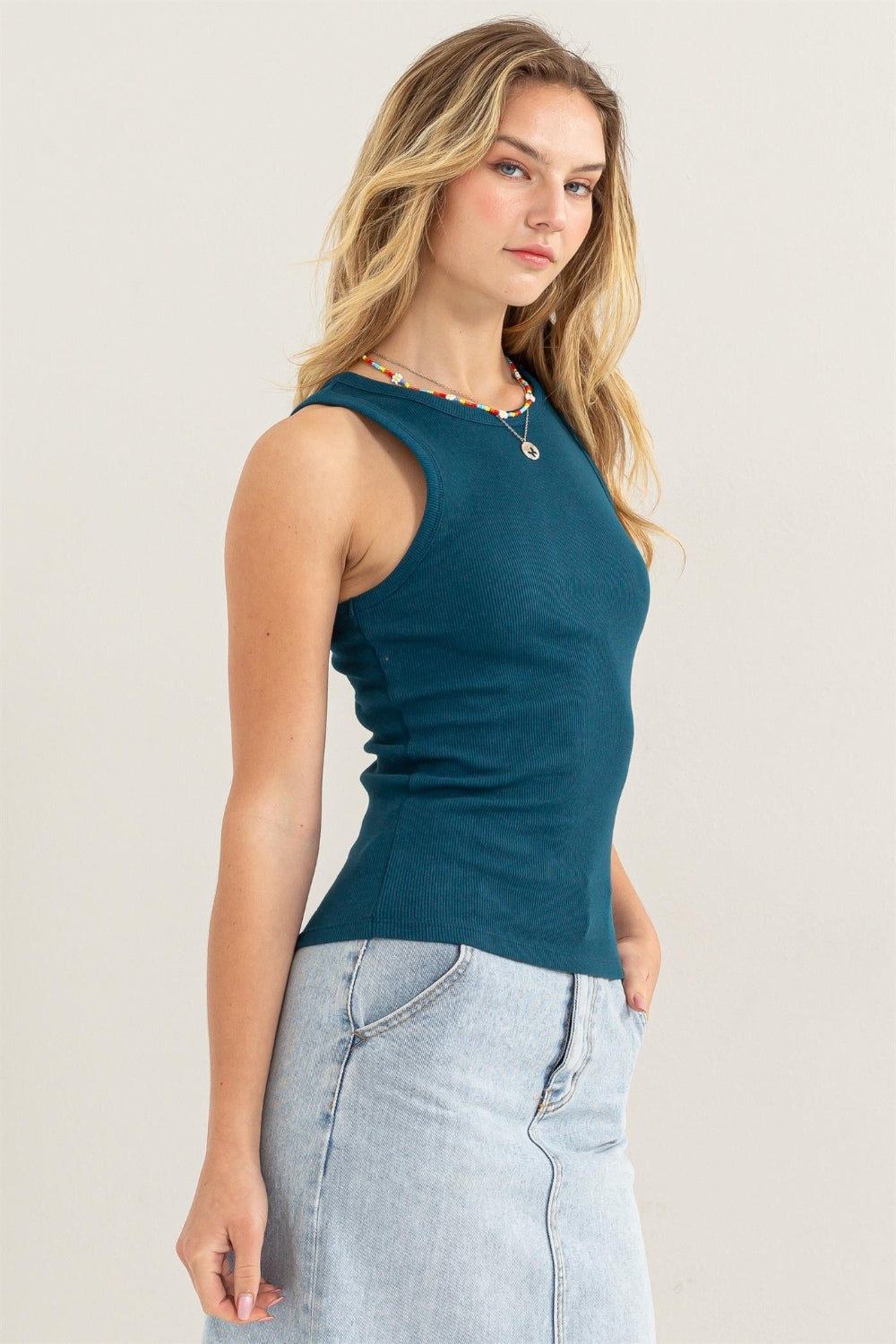 HYFVE Ribbed Round Neck Tank - UrbanEthereal
