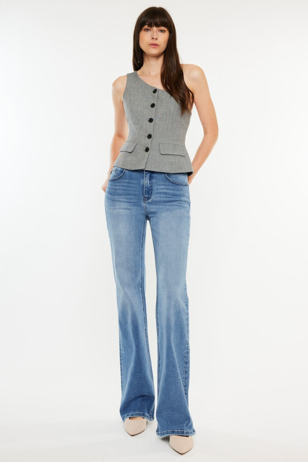 Kancan Ultra High Rise Cat's Whiskers Jeans - UrbanEthereal