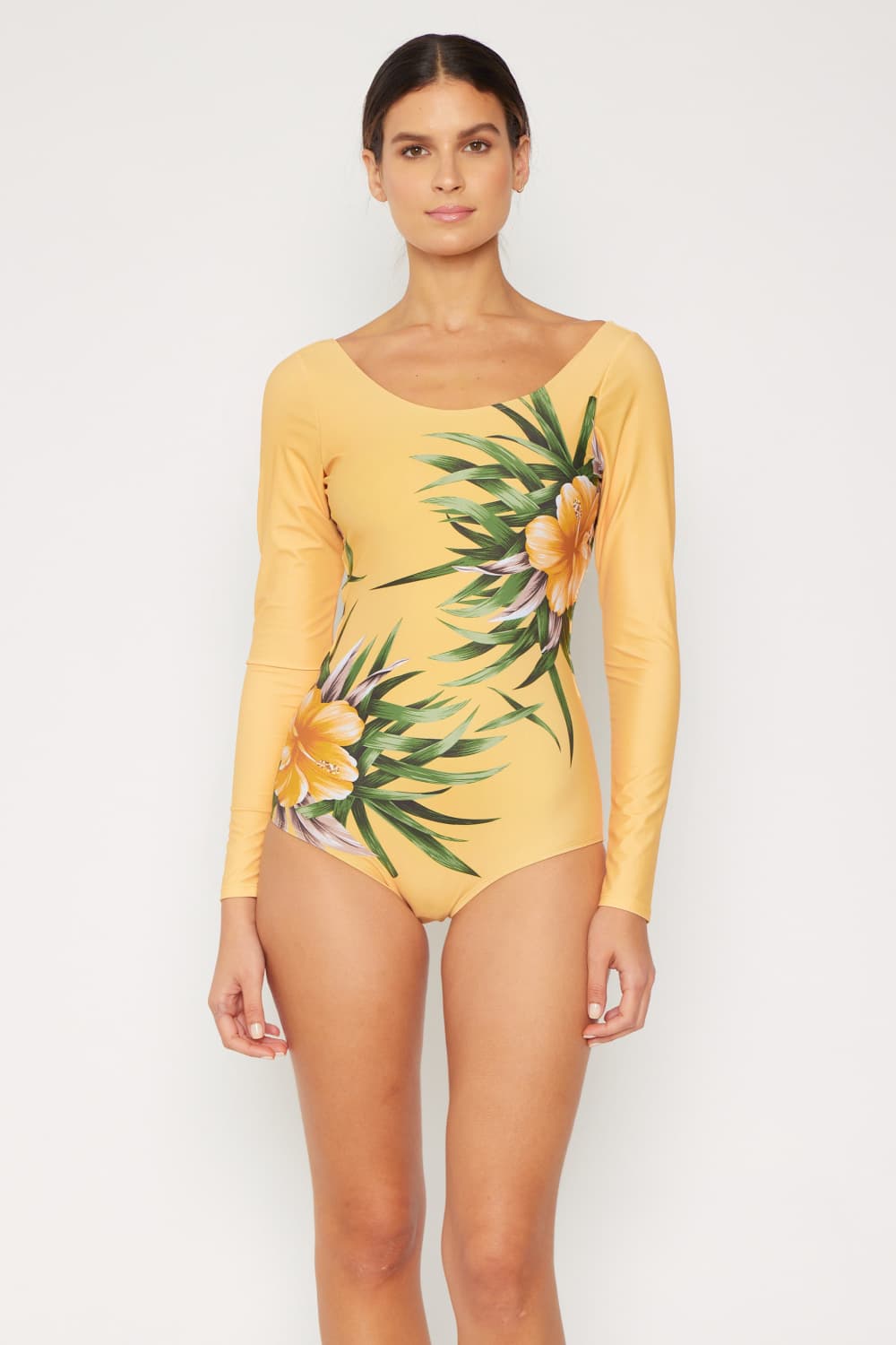 Marina West Swim Cool Down Longsleeve One-Piece Swimsuit - UrbanEthereal