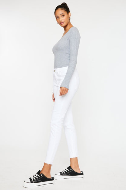 Kancan Mid Rise Ankle Skinny Jeans - UrbanEthereal
