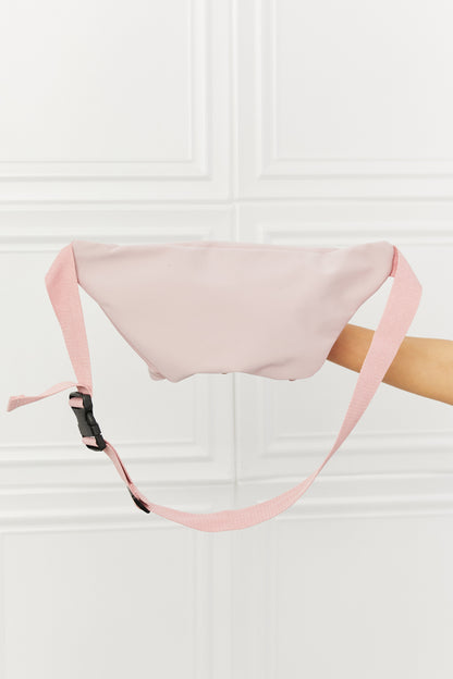Fame Doing Me Waist Bag in Pink - UrbanEthereal