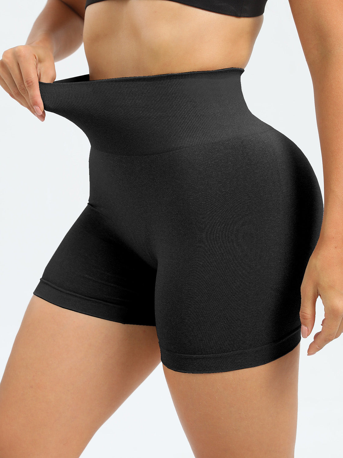High Waist Active Shorts - UrbanEthereal