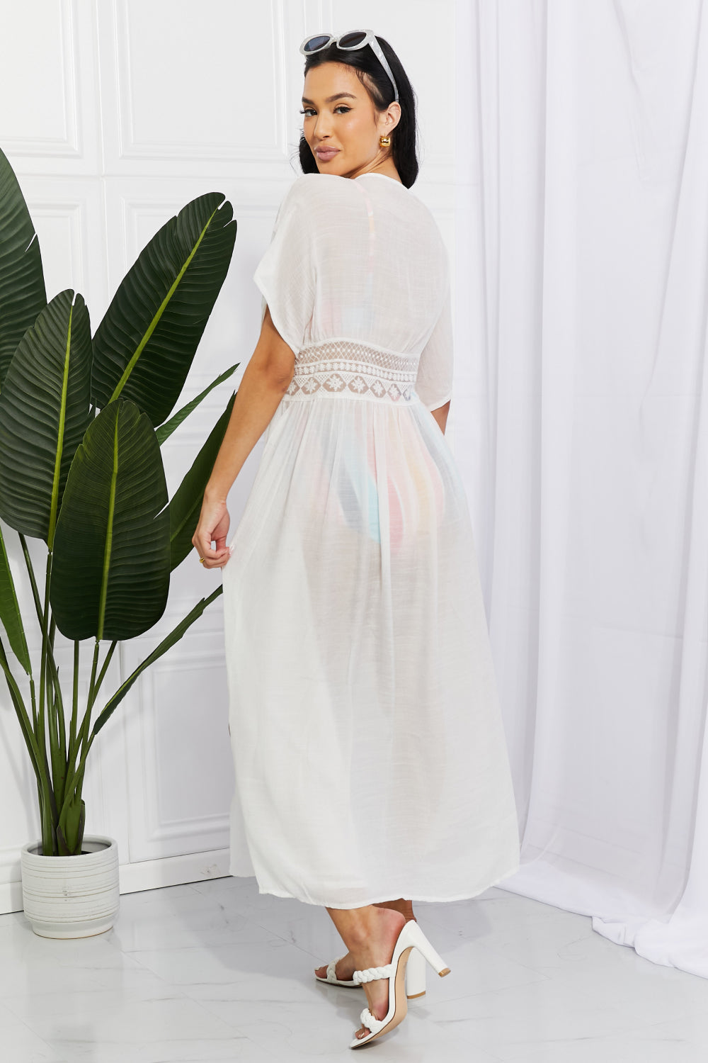 Marina West Swim Sun Goddess Tied Maxi Cover-Up - UrbanEthereal