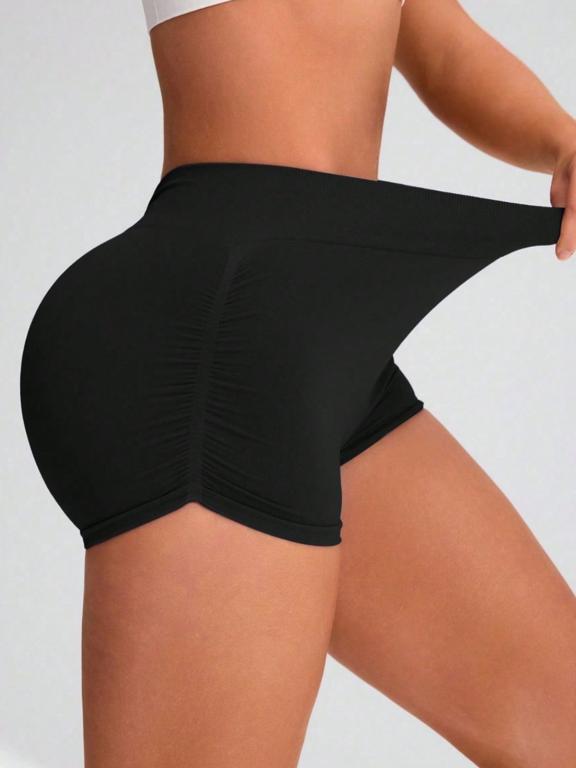 Elastic Waist Active Shorts - UrbanEthereal
