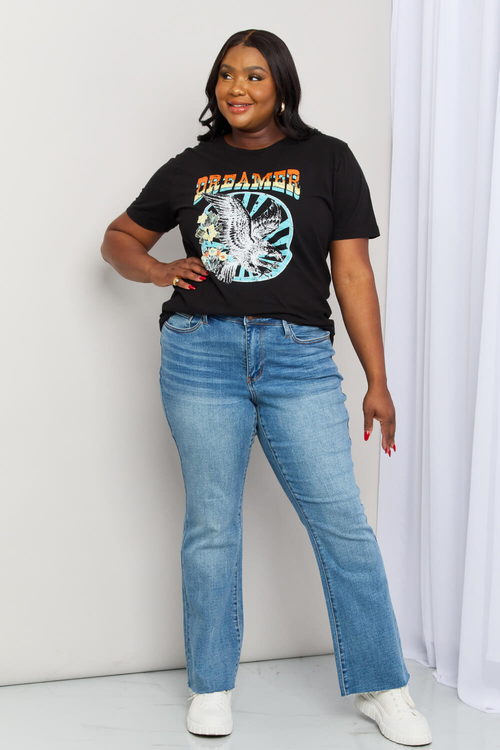 mineB Full Size DREAMER Graphic T-Shirt - UrbanEthereal