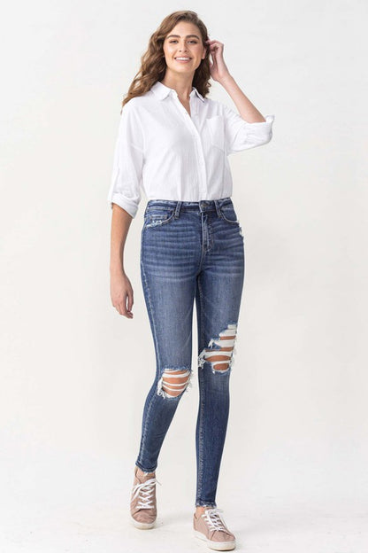 Lovervet Hayden Full Size High Rise Skinny - UrbanEthereal