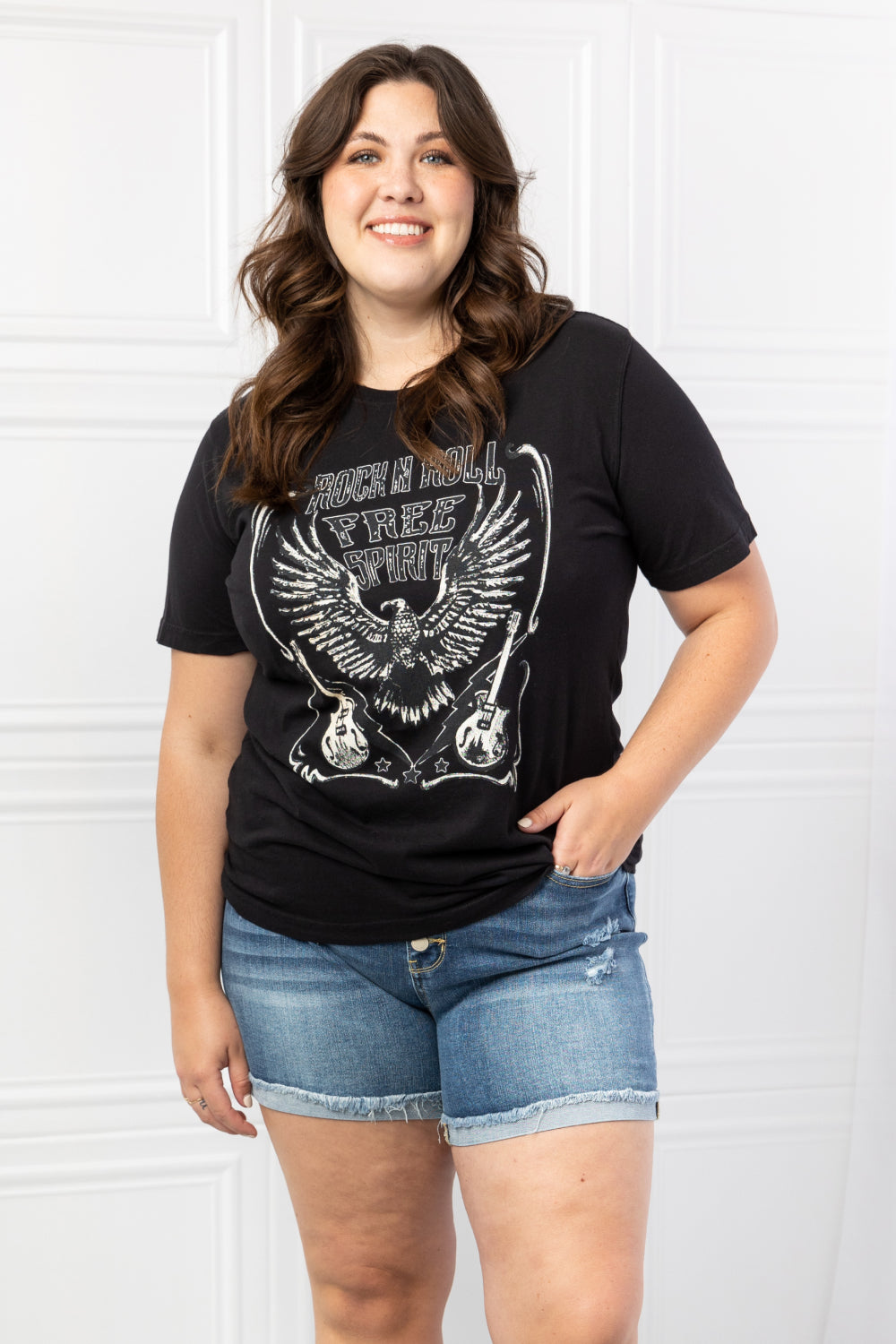 mineB Full Size Free Spirit Graphic Tee - UrbanEthereal