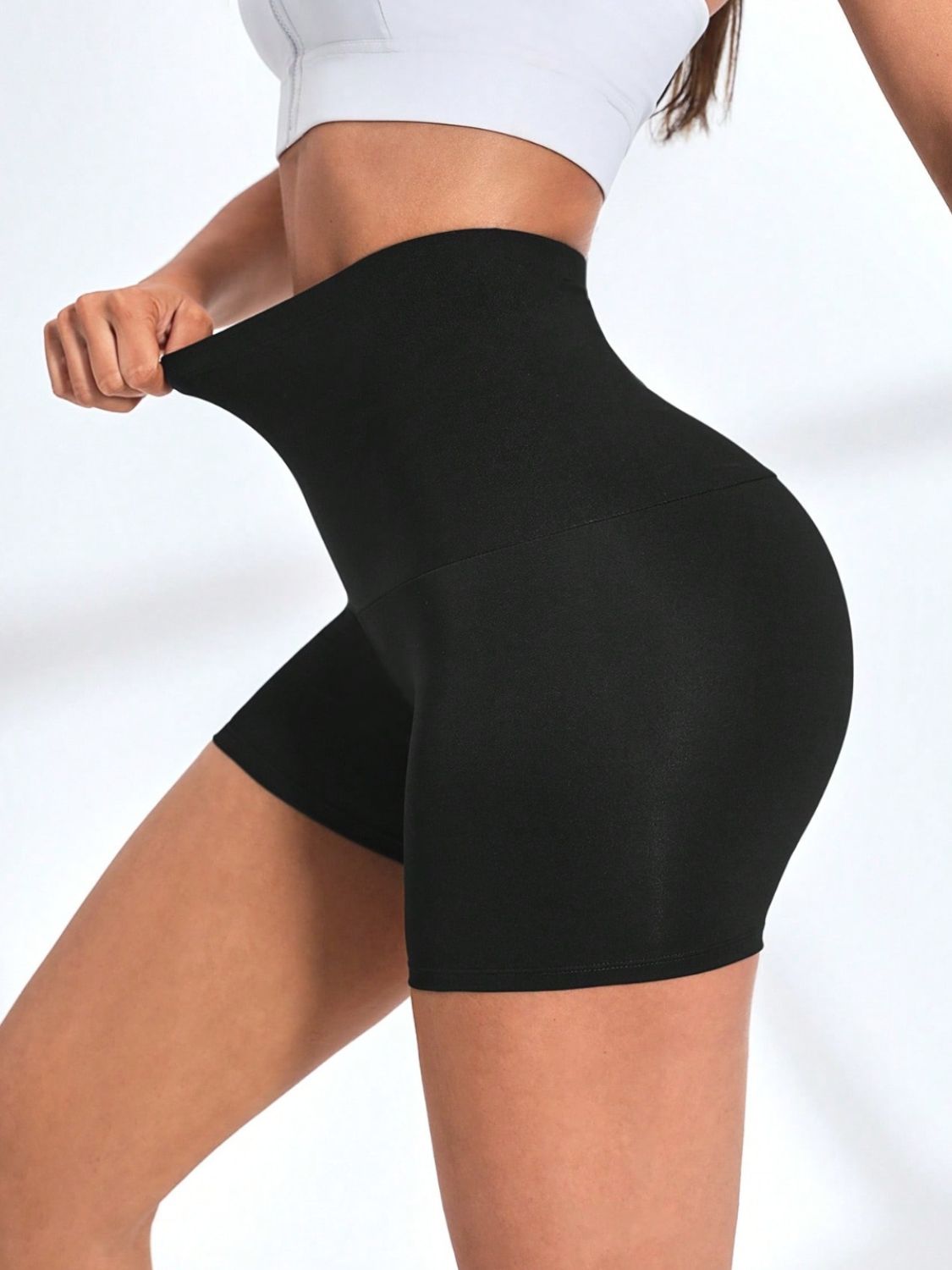 High Waist Active Shorts - UrbanEthereal