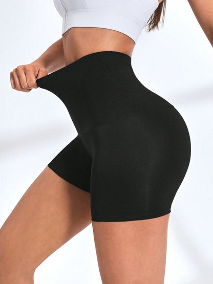 High Waist Active Shorts - UrbanEthereal