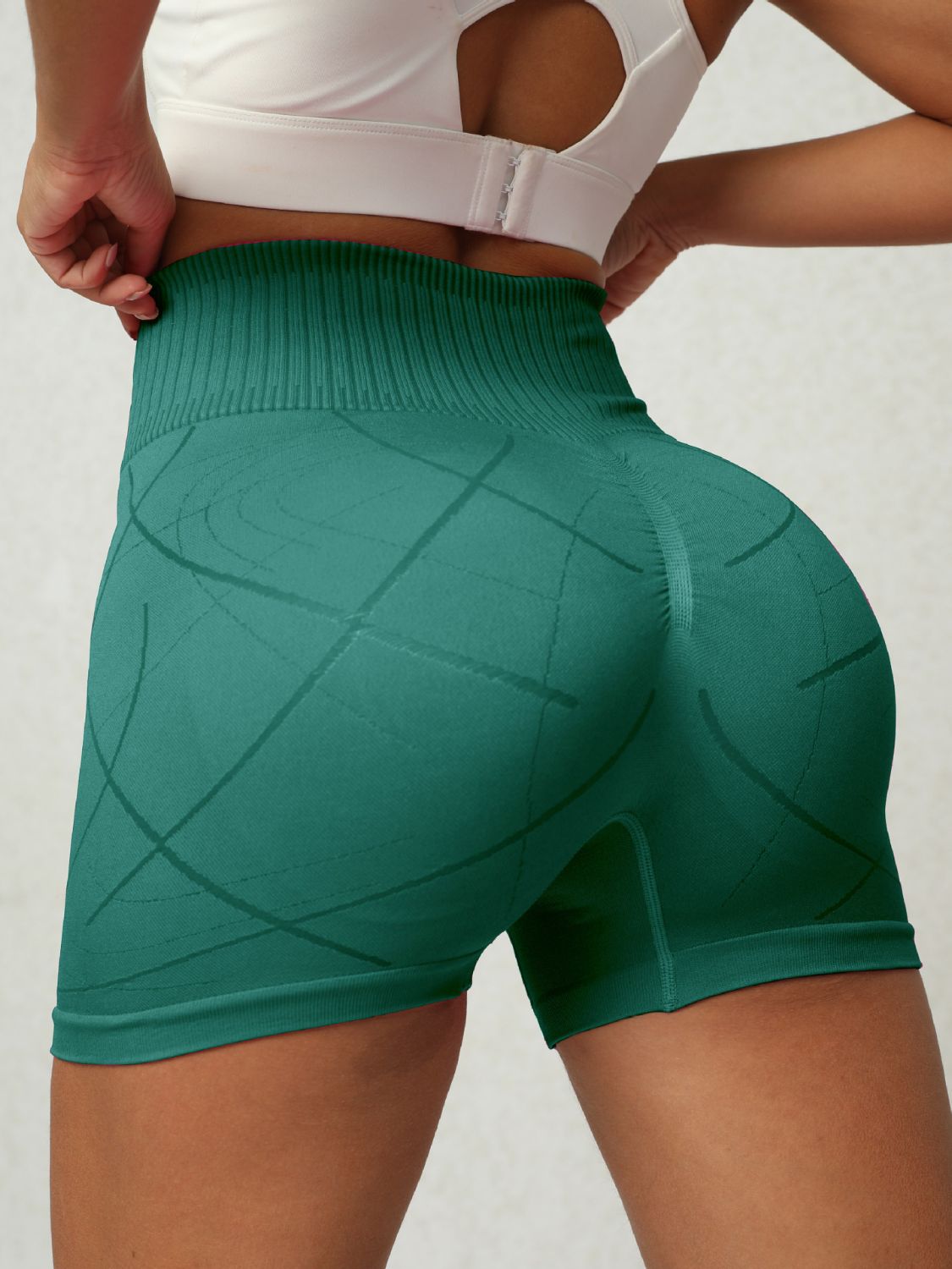High Waist Active Shorts - UrbanEthereal