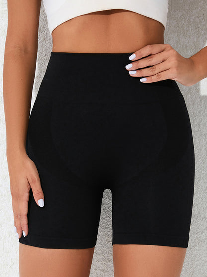High Waist Active Shorts - UrbanEthereal
