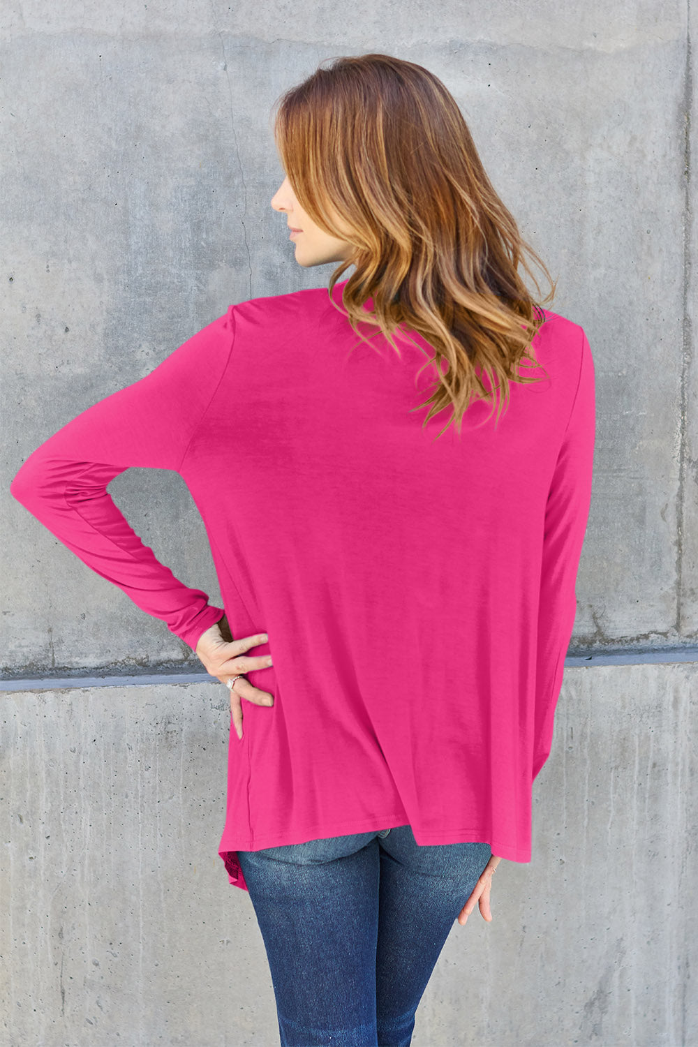 Basic Bae Full Size Open Front Long Sleeve Cardigan - UrbanEthereal