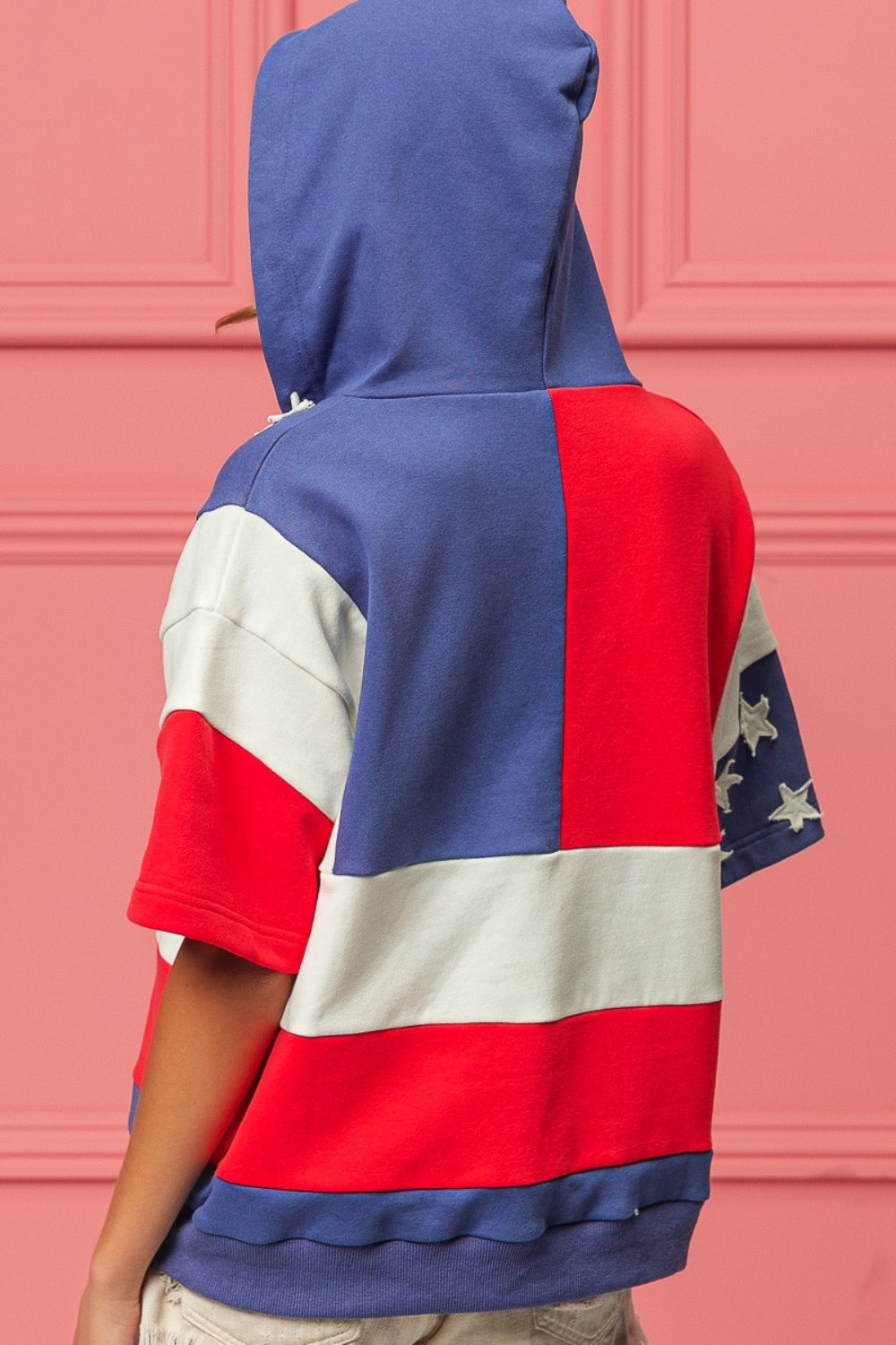 BiBi American Flag Theme Hoodie - UrbanEthereal