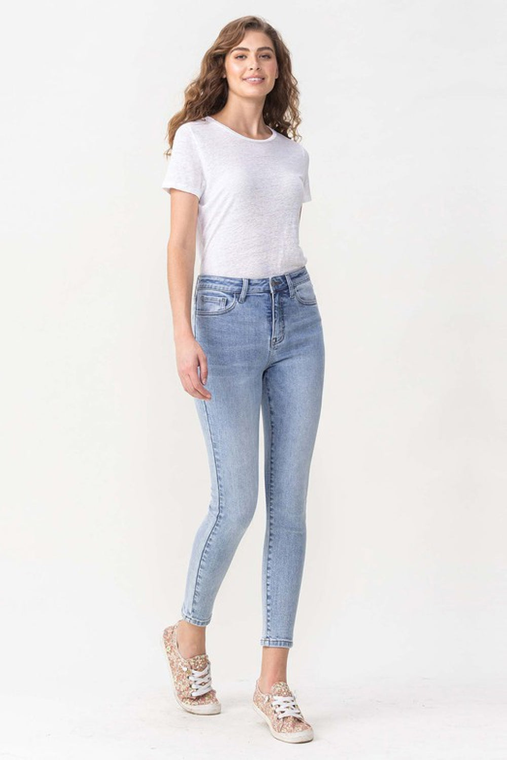 Lovervet Full Size Talia High Rise Crop Skinny Jeans - UrbanEthereal