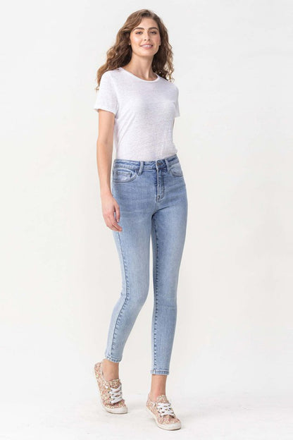 Lovervet Full Size Talia High Rise Crop Skinny Jeans - UrbanEthereal