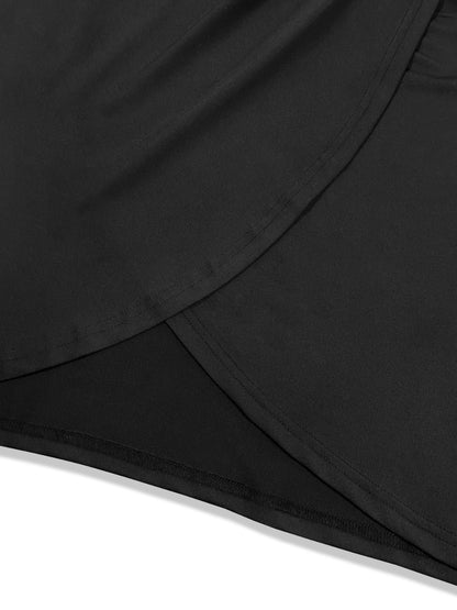 Plus Size Twisted One Shoulder Sleeveless Midi Dress - UrbanEthereal
