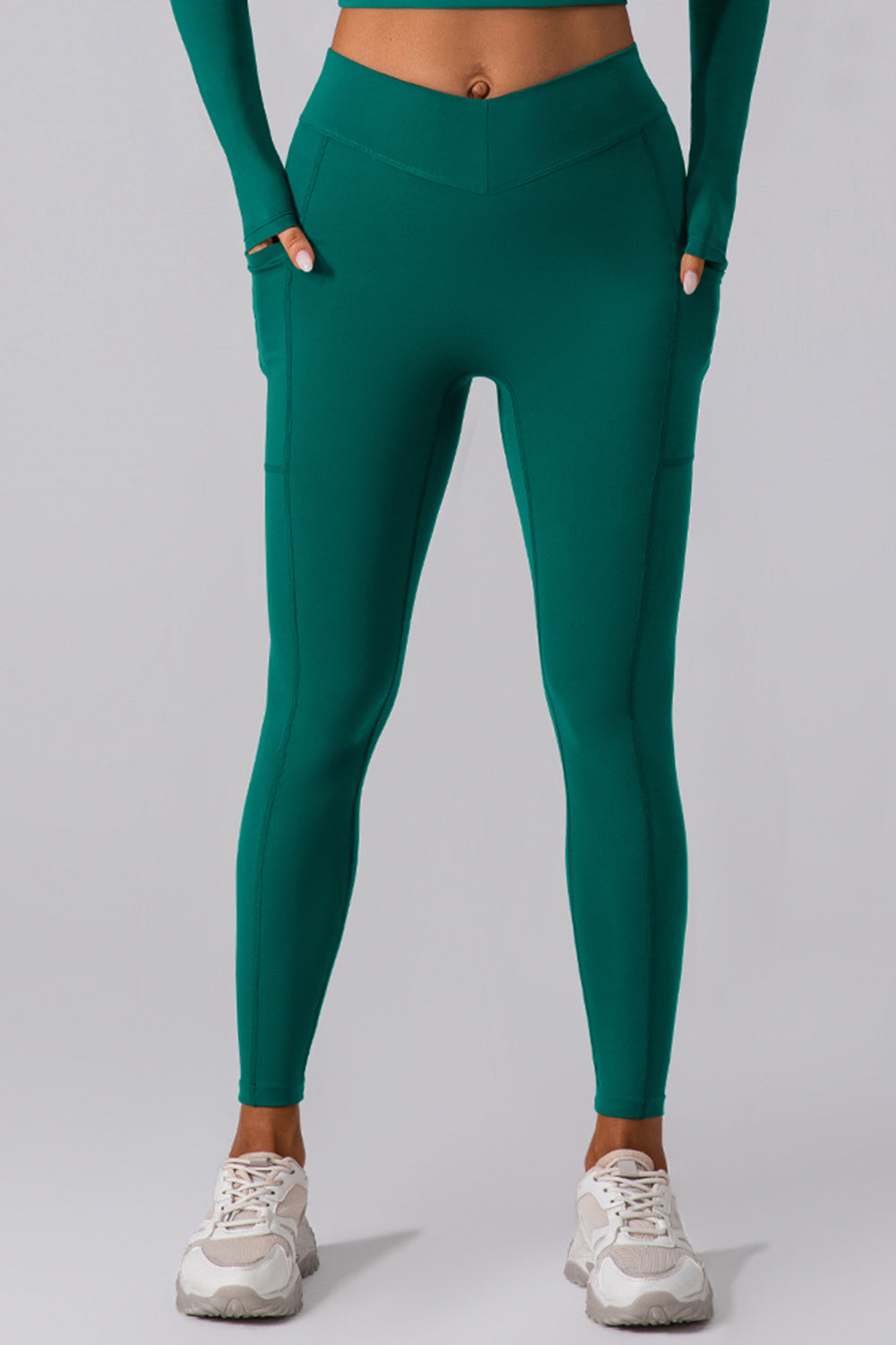 High Waist Active Leggings with Pockets