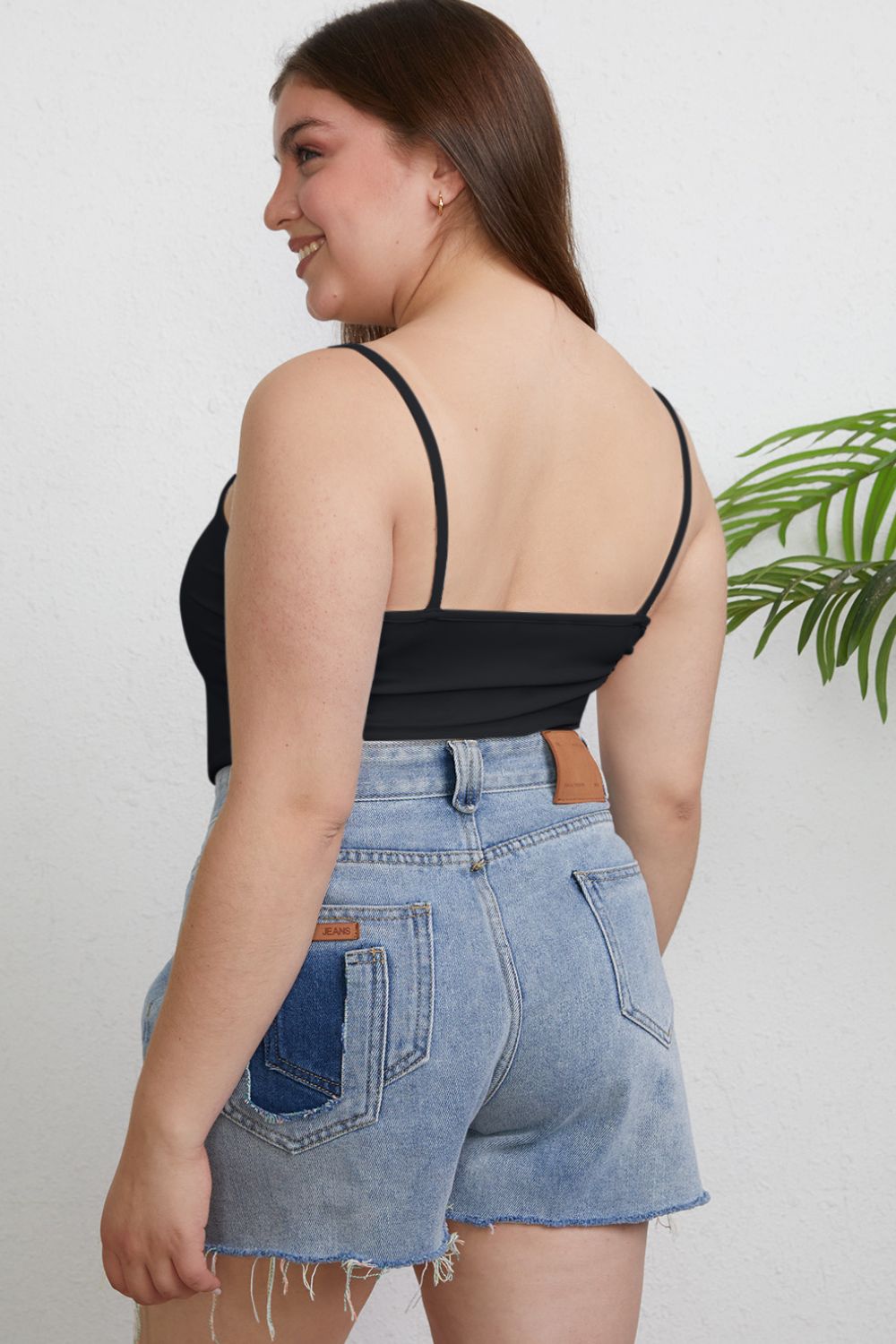 Basic Bae Full Size Round Neck Slim Cami - UrbanEthereal