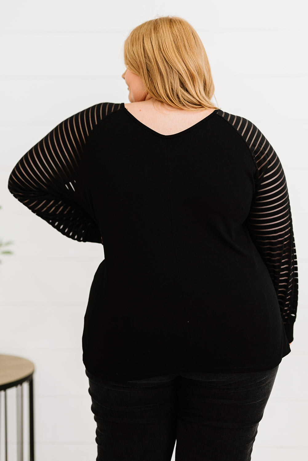 Plus Size MY FAVORITE COLOR IS CHRISTMAS LIGHTS Striped T-Shirt - UrbanEthereal