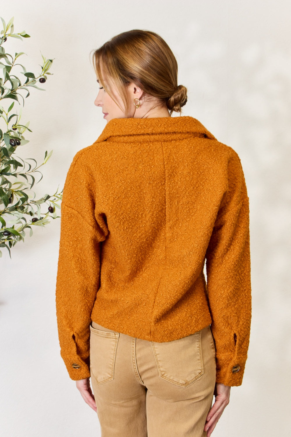 Culture Code Full Size Half Button Turtleneck Sweatshirt - UrbanEthereal