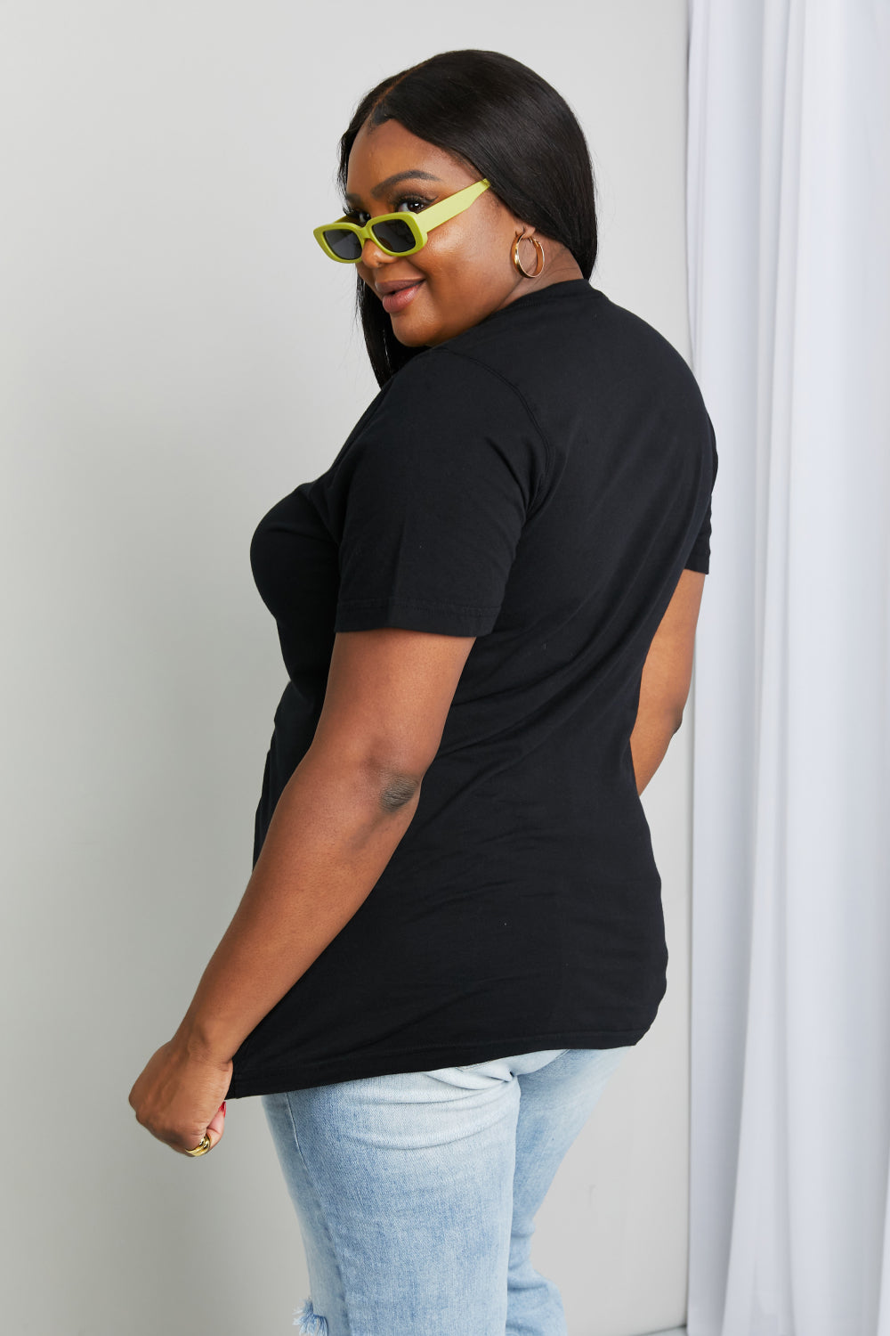 mineB Full Size Butterfly Graphic Tee Shirt - UrbanEthereal