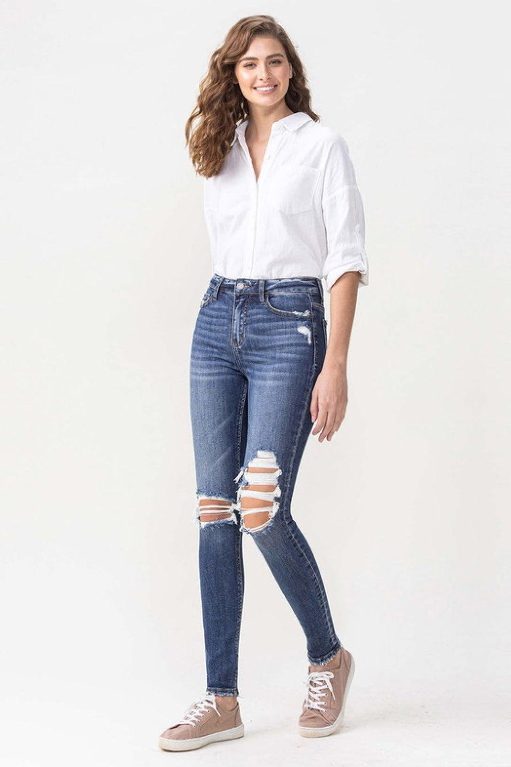 Lovervet Hayden Full Size High Rise Skinny - UrbanEthereal