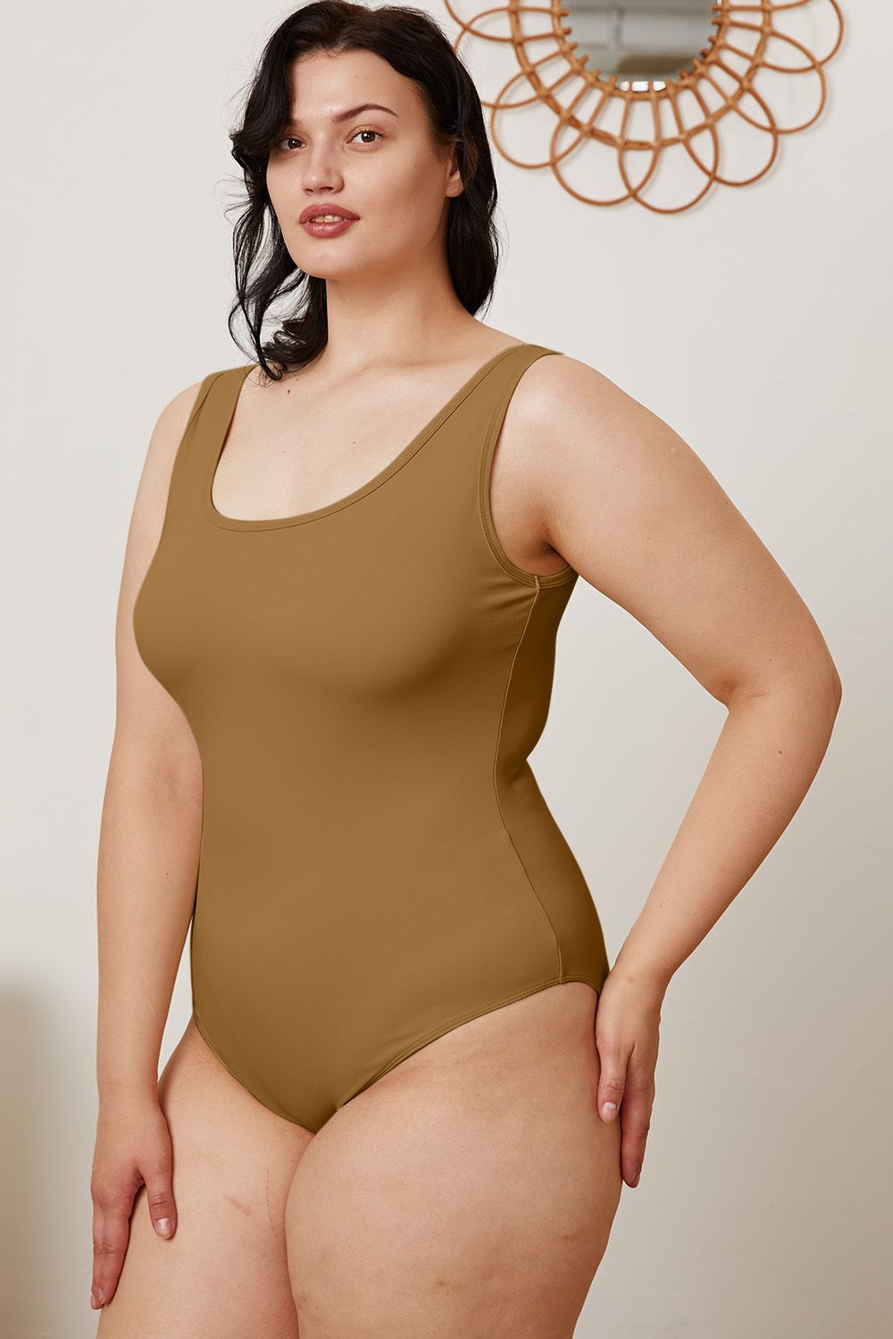 Basic Bae Full Size Square Neck Sleeveless Bodysuit - UrbanEthereal
